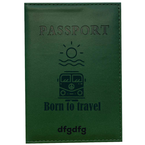 Funda para pasaporte personalizada en color marrón: viaje con elegancia clásica