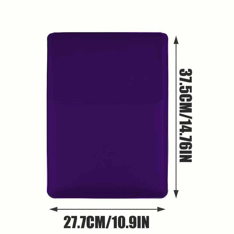 Pochette pour ordinateur violette cuir Polyuréthane